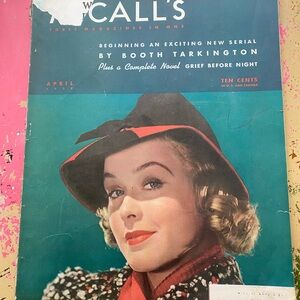 Vintage April 1938 McCall's Magazine Ephemera Advertising Campbell's